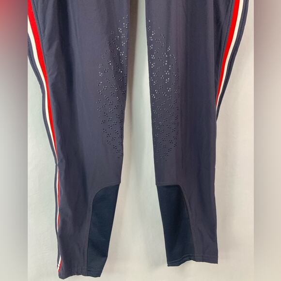 Piper Equestrian Riding Pants High Waist Horseback Full Seat Breeches Size 32 R - Picture 5 of 14